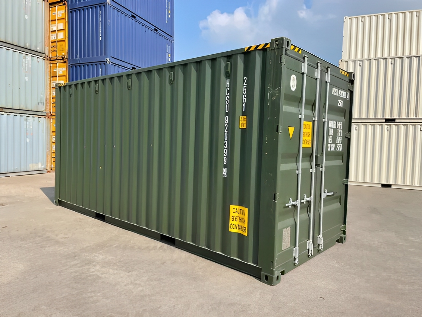 20Ft High Cube Container – One Trip (9FT 6′ High) - M-W Containers
